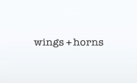wings + horns